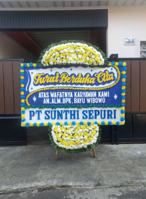 Papan Bunga Duka di Pane